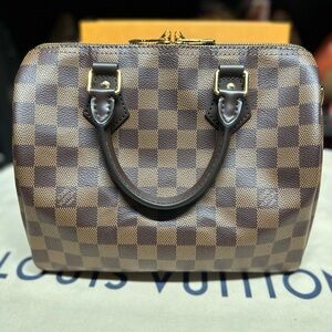 Louis Vuitton Damier Ebene Speedy 25
